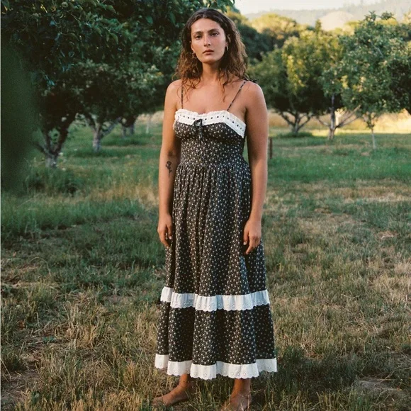 Christy Dawn Emma Dress in Night Strawberry Size XS - Picture 3 of 10